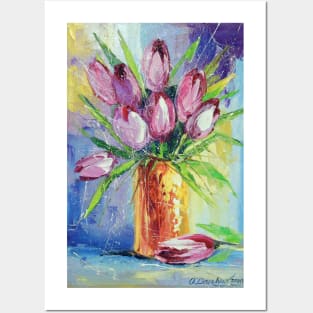 A bouquet of tulips Posters and Art